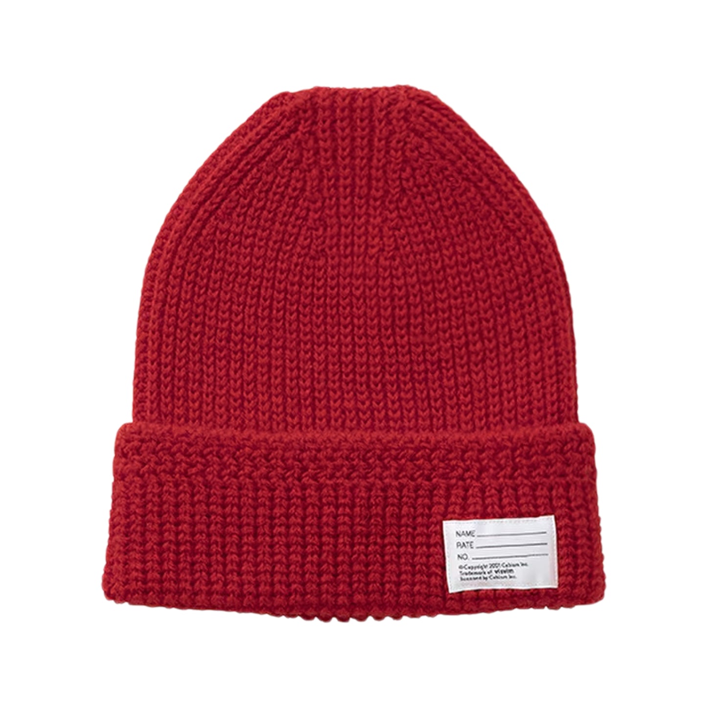 Visvim Wool Knit Beanie (Red)