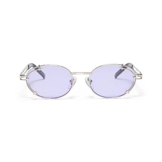 Vintage Frames Knowledge 24KT Sunglasses (White Gold)