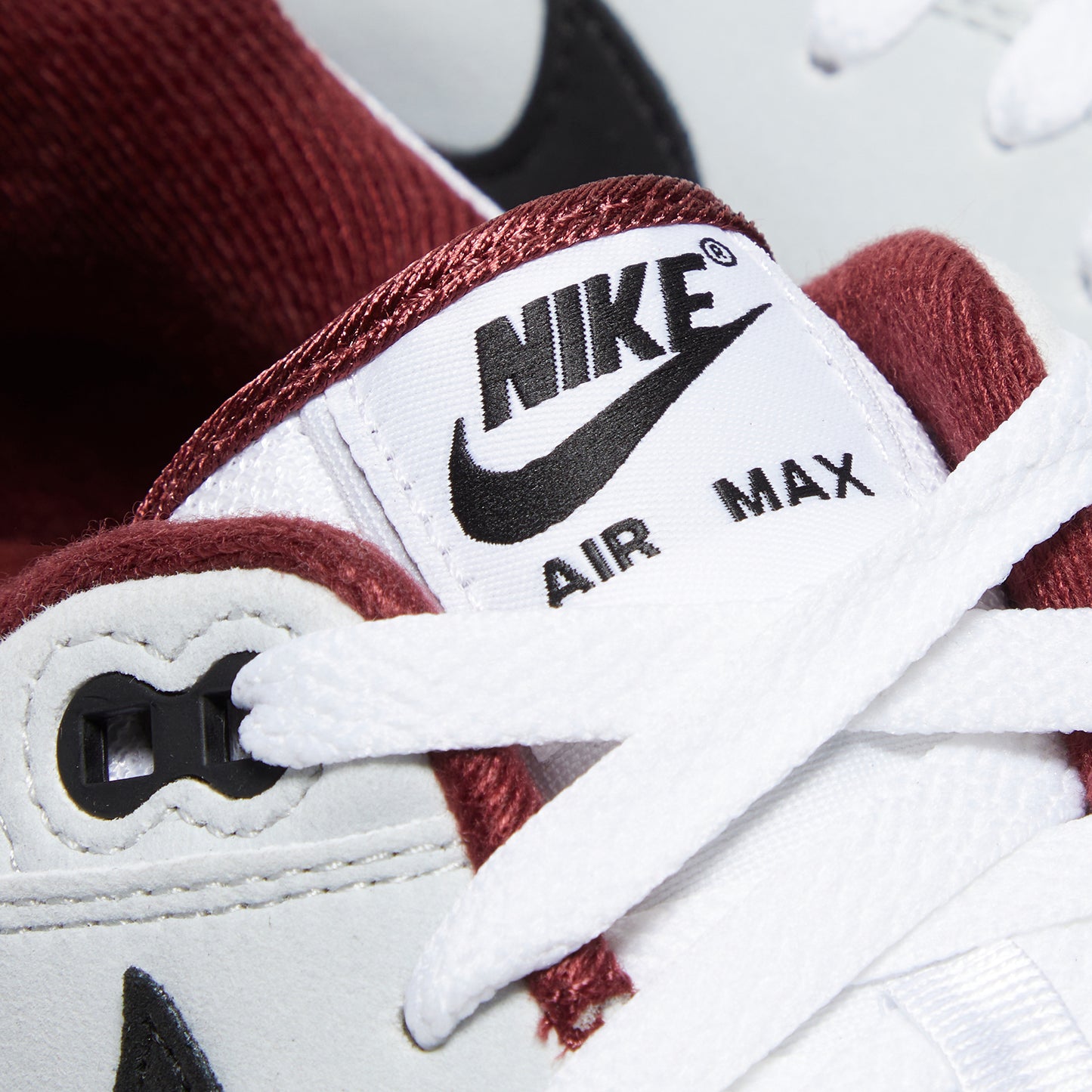 Nike Air Max 1 (White/Black/Dark Team Red/Pure Platinum)