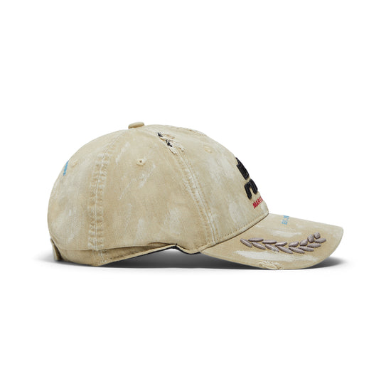 Martine Rose Rolled Back Cap (Beige)