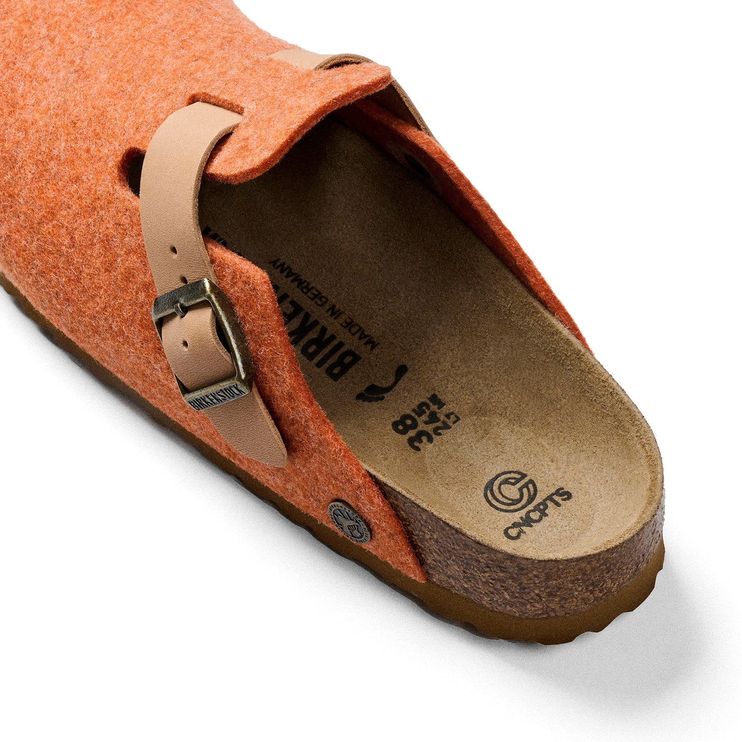 CNCPTS x Birkenstock Boston Felt (Orange)