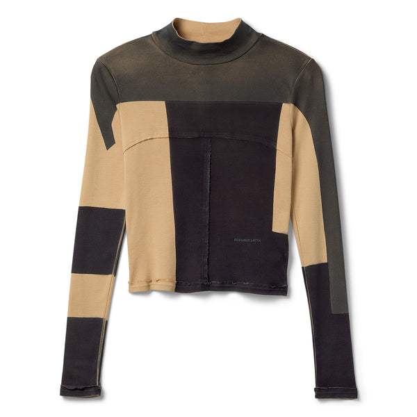 Eckhaus Latta Lapped Baby Turtleneck Top (Redacted) – CNCPTS