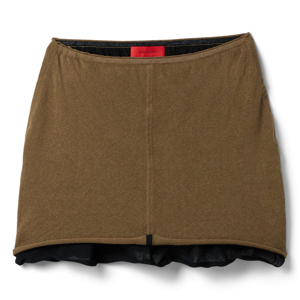 【関税込み】Eckhaus Latta ブラウン Veil ミニスカート Eckhaus Latta Veil Skirt (Branch) – CNCPTS