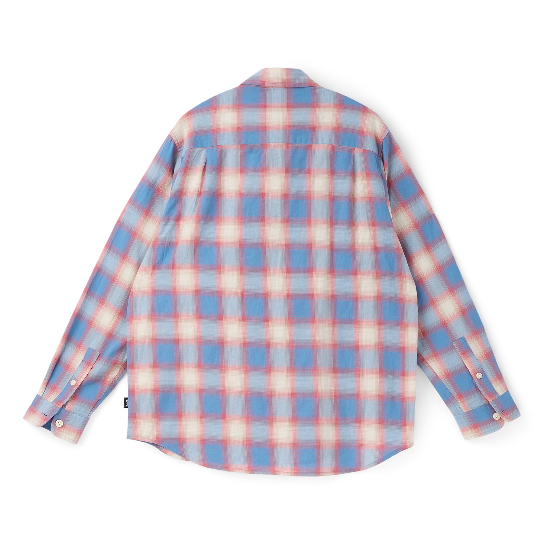 Stussy Beach Ombre Plaid Shirt (Blue) – CNCPTS