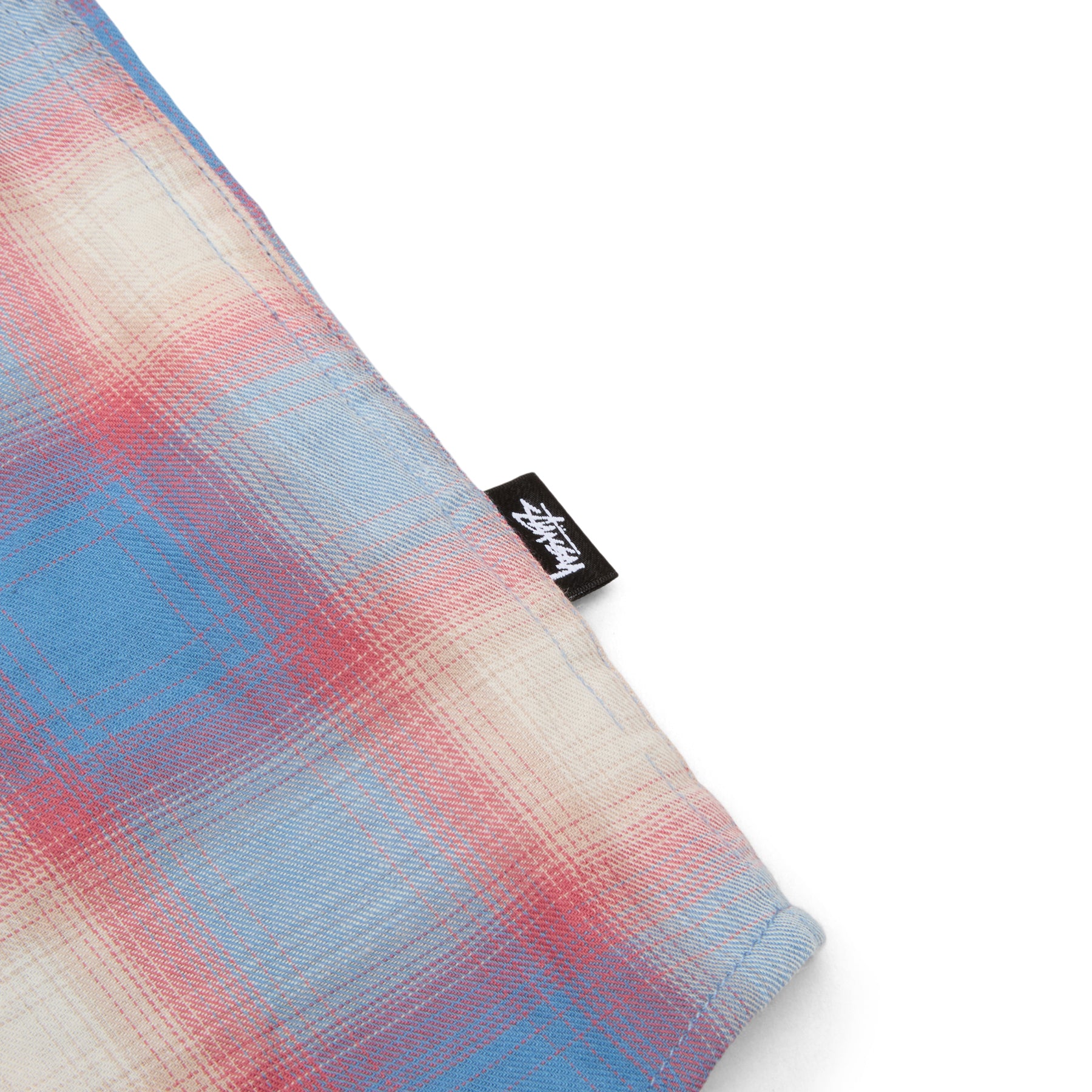 Stussy Beach Ombre Plaid Shirt (Blue) – CNCPTS