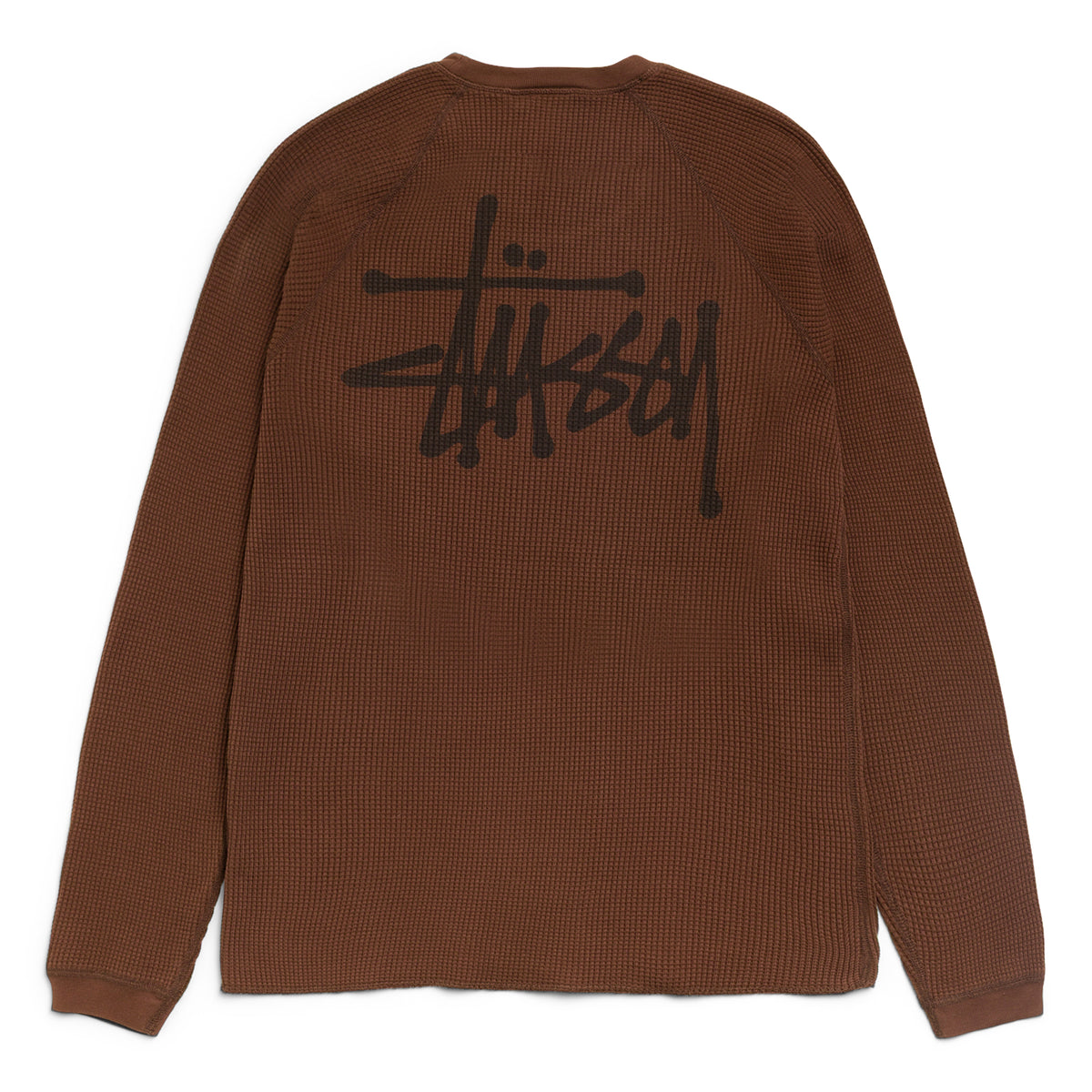 Stussy Raglan Thermal Basic Stock (Brown)