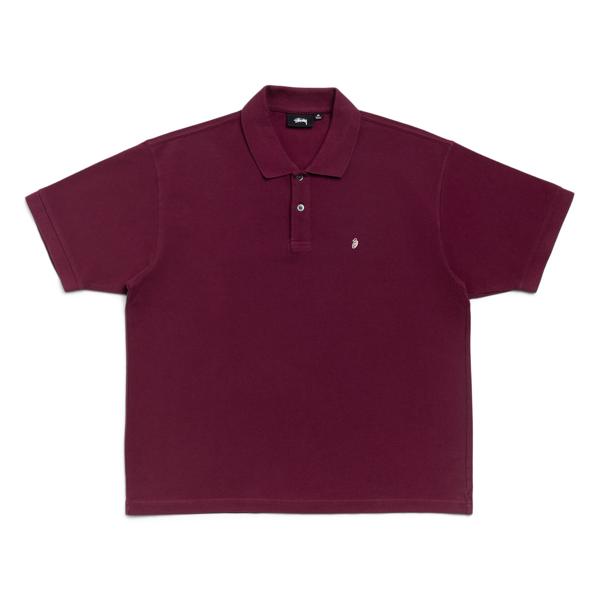 Stussy Classic Pique Polo (Plum)