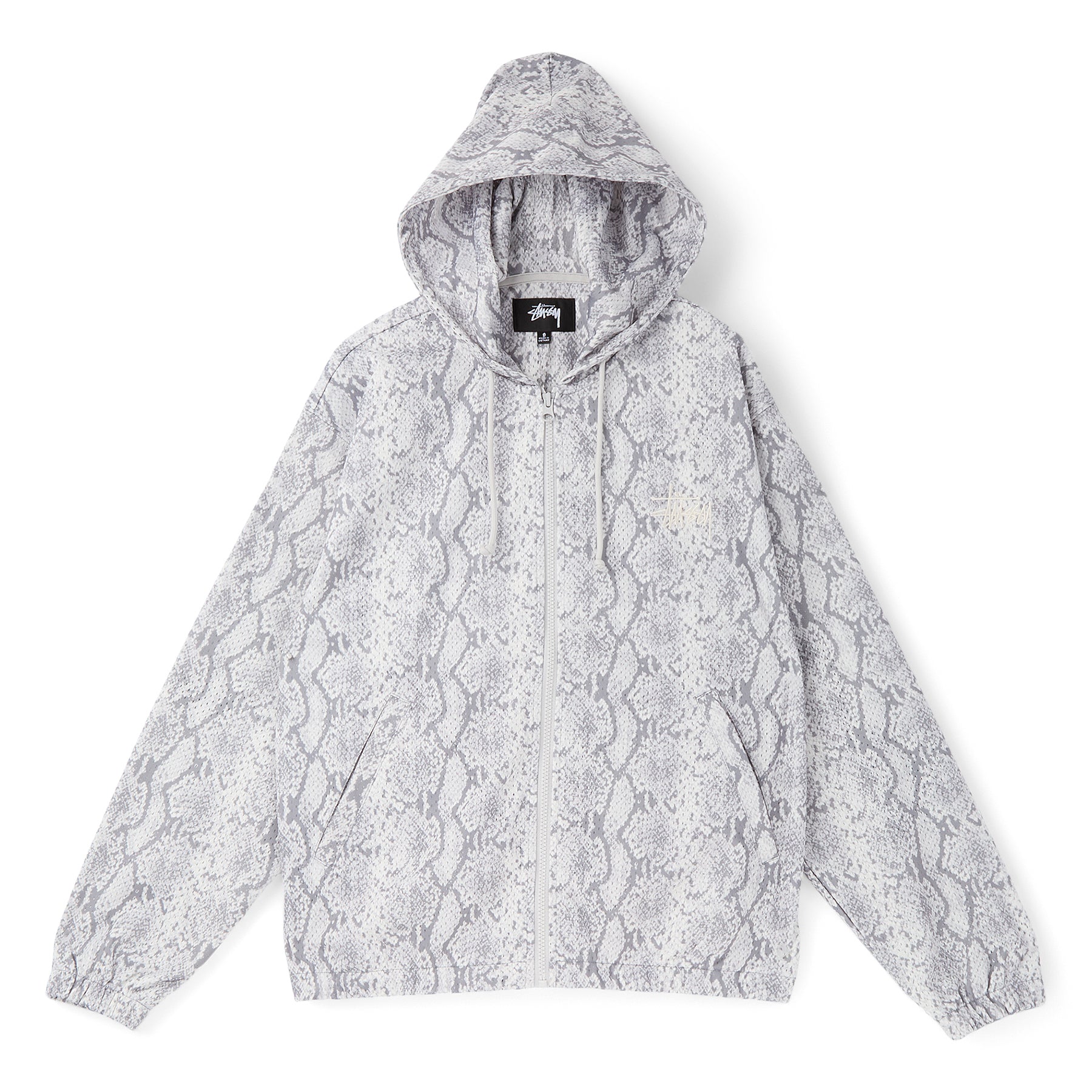 Stussy Athletic Mesh Zip Hood (Snake) – CNCPTS Stussy Athletic Mesh Zip Hood (Snake) – CNCPTS