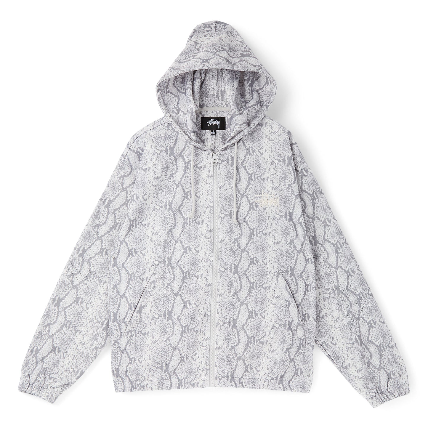 Stussy Athletic Mesh Zip Hood (Snake)