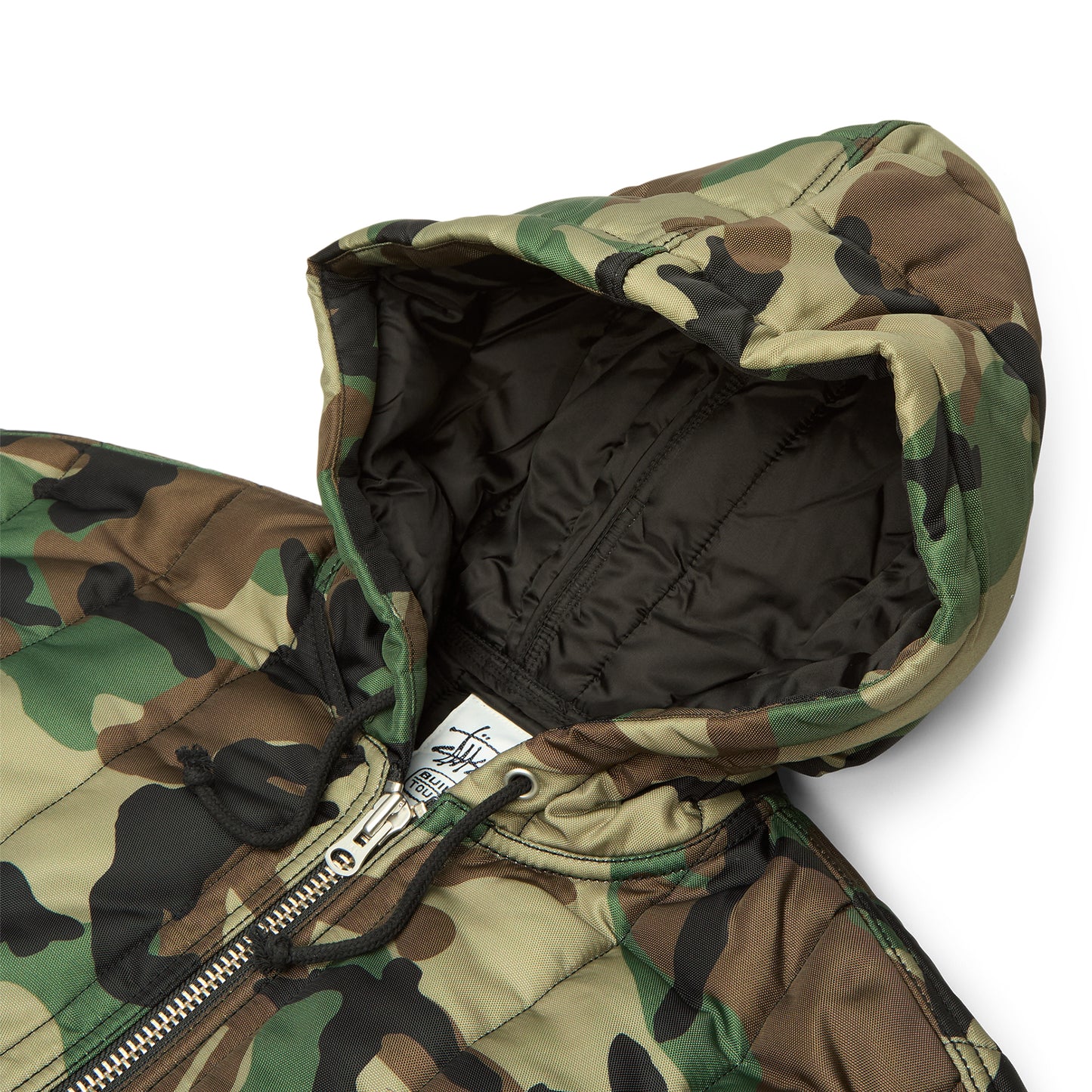 Stussy Work Jacket Quilted Nylon (Woodland camo)