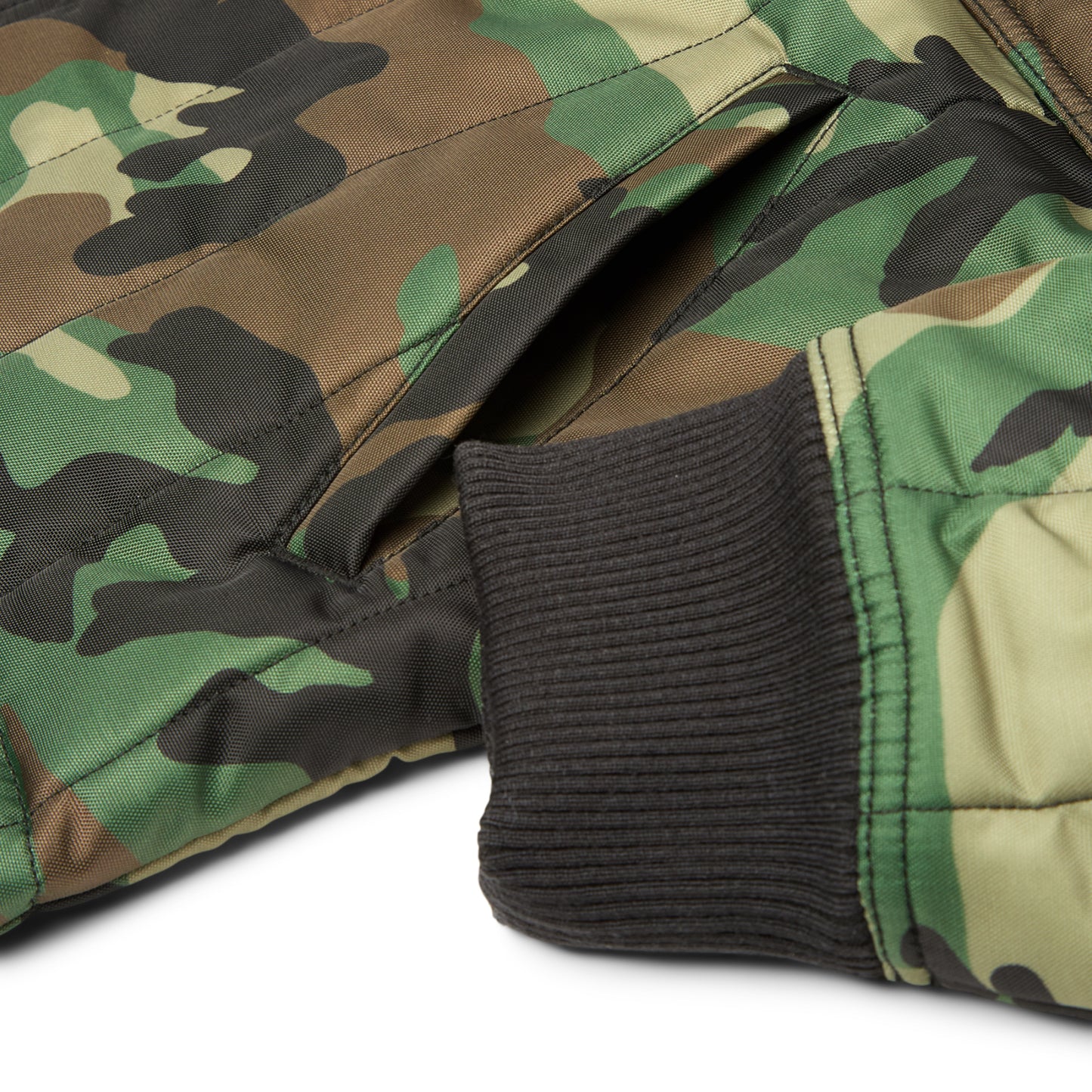 Stussy Work Jacket Quilted Nylon (Woodland camo)