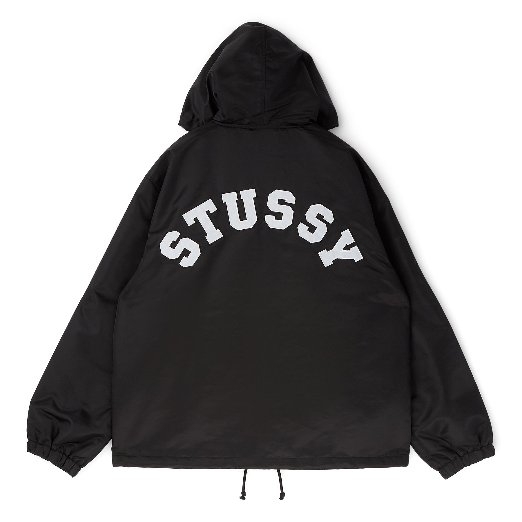 Stussy Hooded Coaches Jacket (Black) – CNCPTS