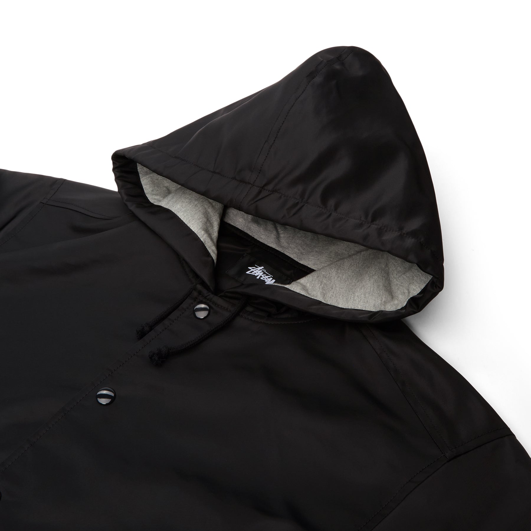 Stussy Hooded Coaches Jacket (Black) – CNCPTS
