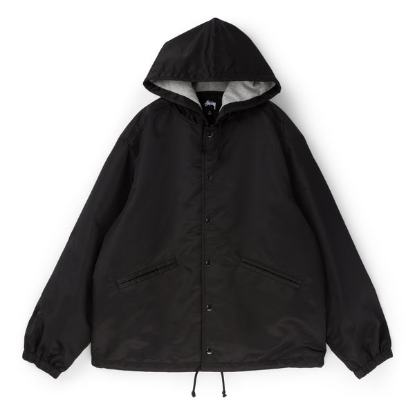Stussy Hooded Coaches Jacket (Black) – CNCPTS