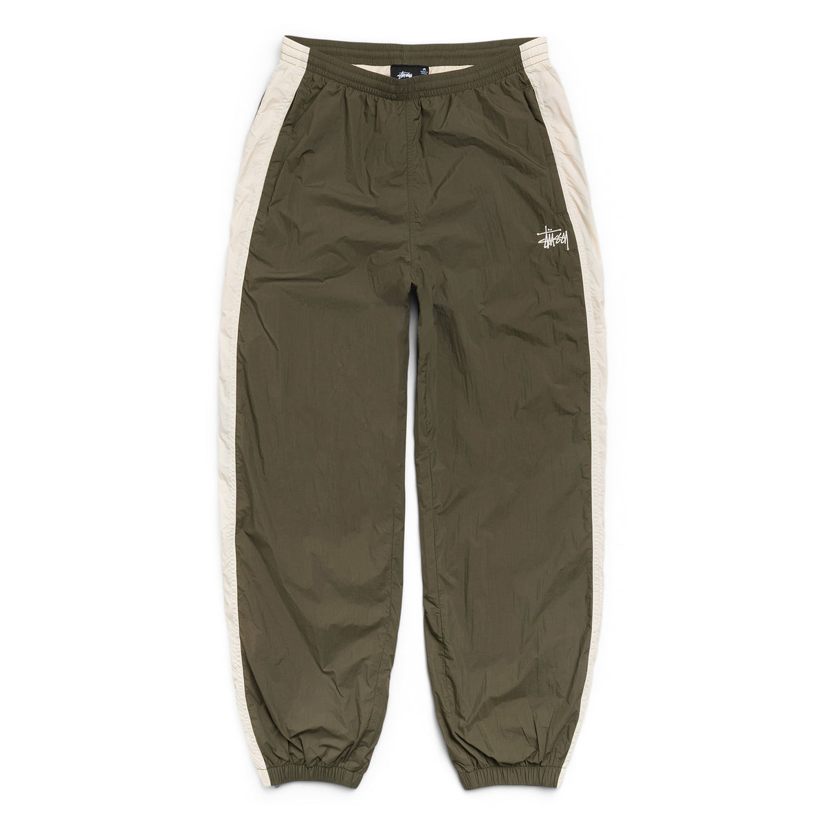 Stussy Side Stripe Track Pant (Olive)