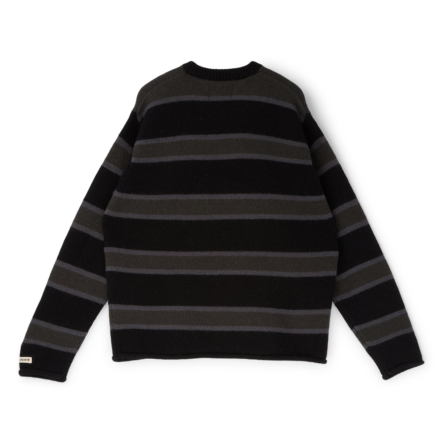 Stussy Striped Wool Sweater (Black)