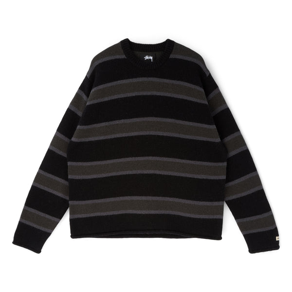 Stussy Striped Wool Sweater (Black) – CNCPTS