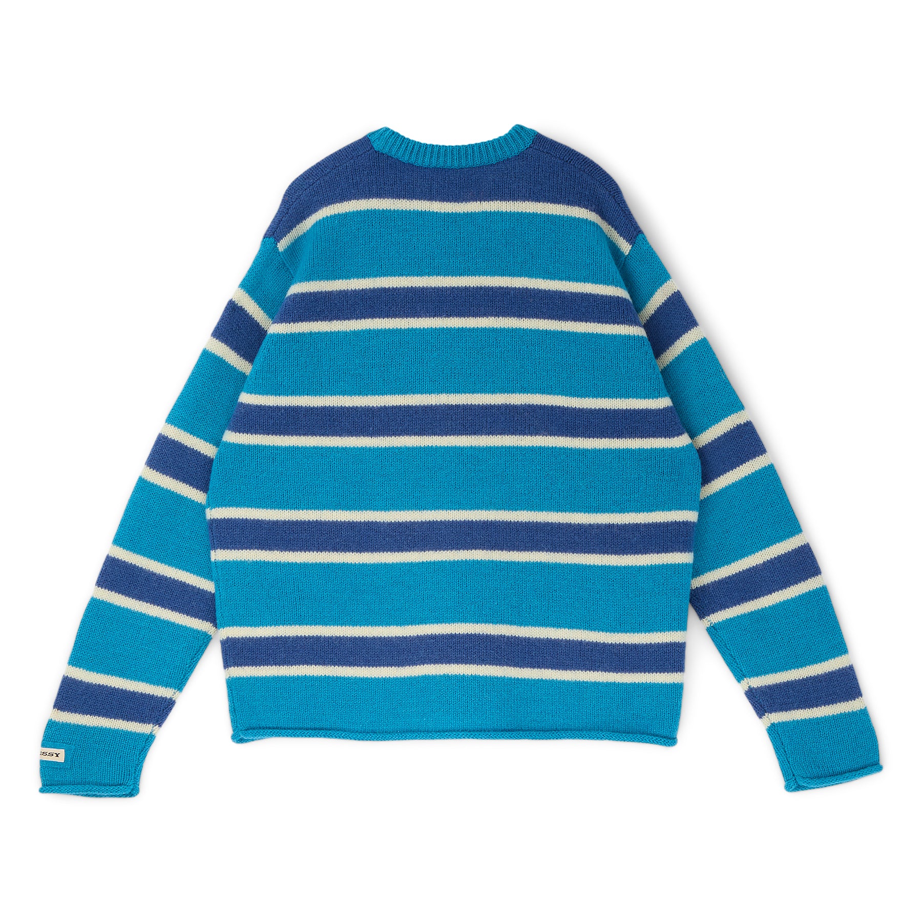 Stussy Striped Wool Sweater (Blue)