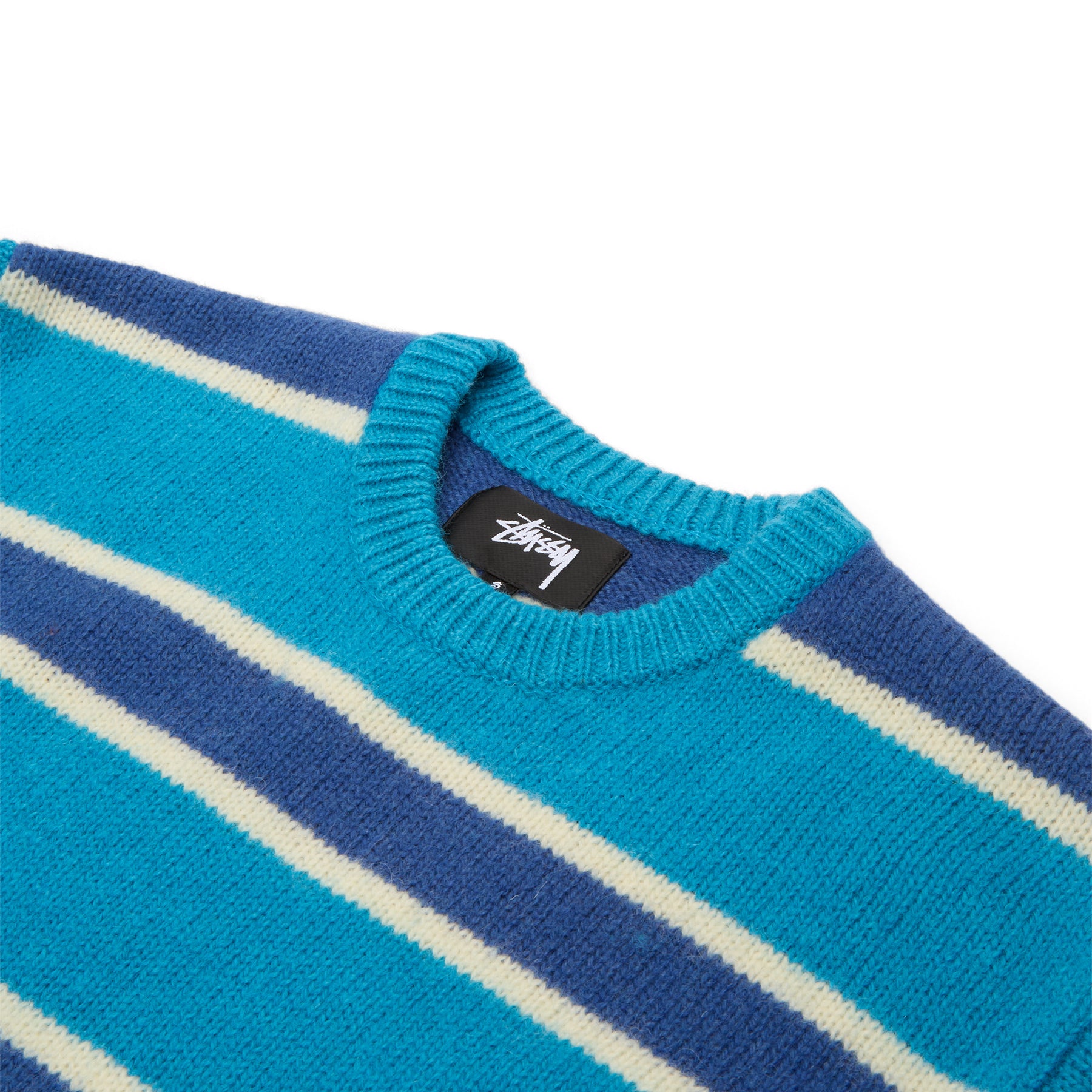 Stussy Striped Wool Sweater (Blue) – CNCPTS