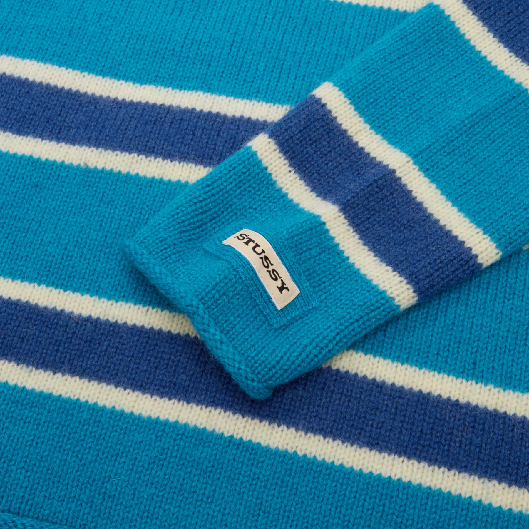 Stussy Striped Wool Sweater (Blue) – CNCPTS