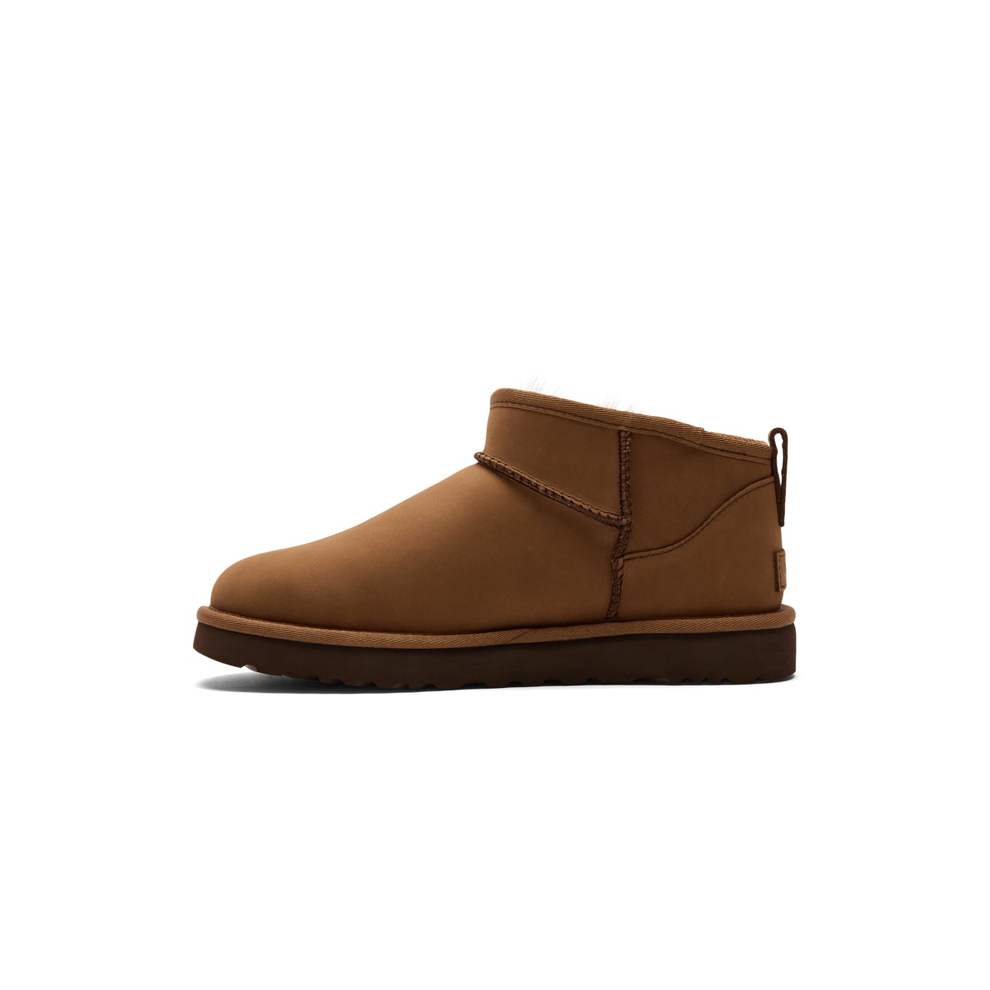 UGG WMNS Classic Ultra Mini Nubuck (Dark Chestnut)