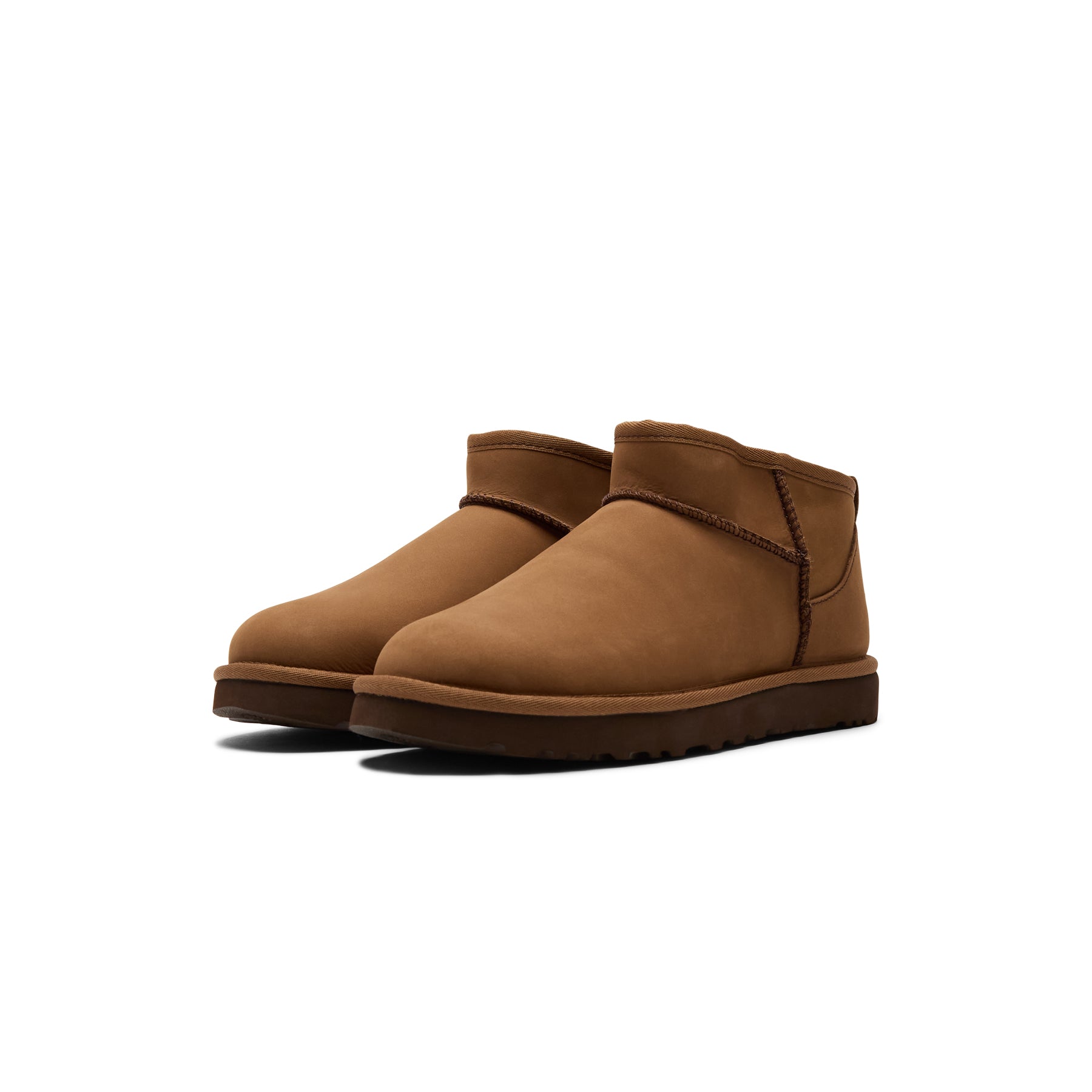 UGG WMNS Classic Ultra Mini Nubuck (Dark Chestnut)
