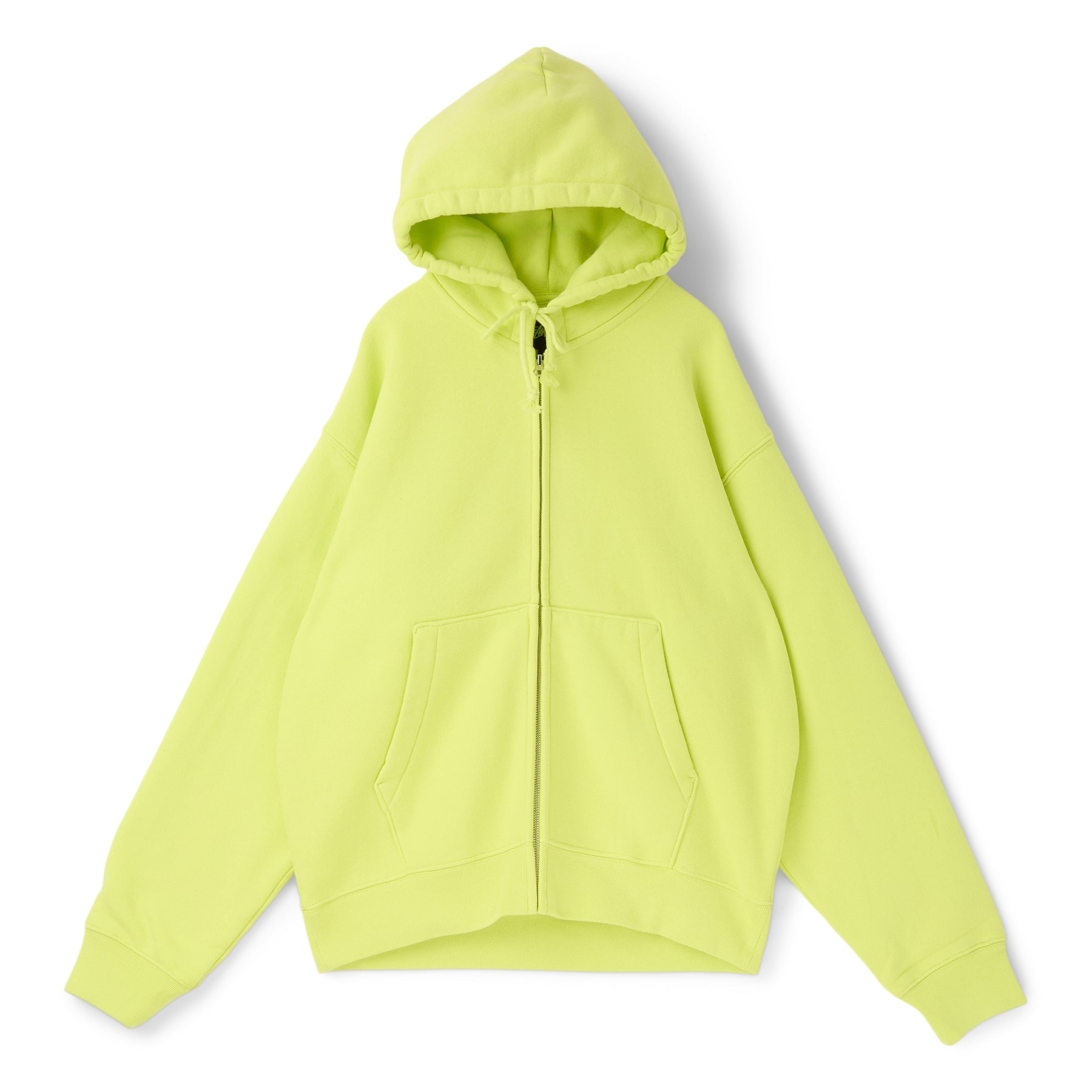 Stussy Cursive Applique Zip Hood (Lime) – CNCPTS