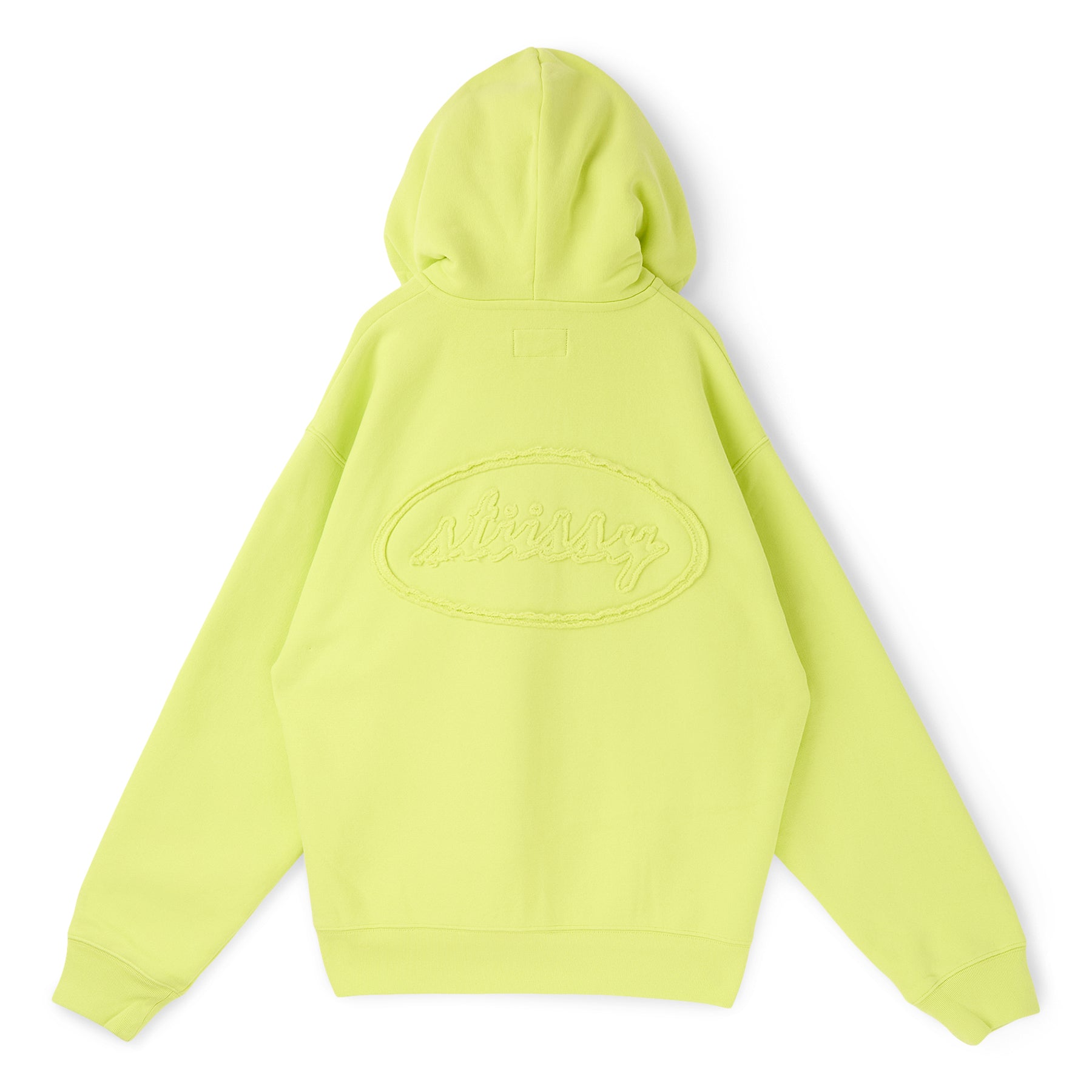 Stussy Cursive Applique Zip Hood (Lime) – CNCPTS