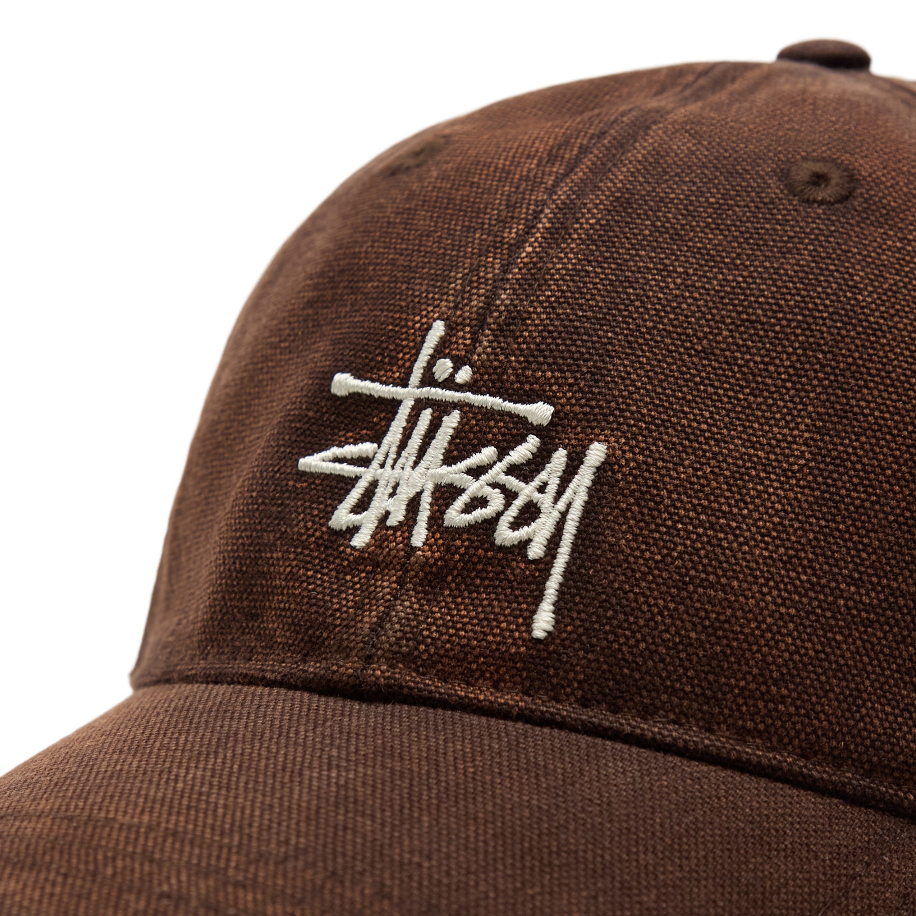 Stussy Lp Washed Basic Canvas Cap (Brown) – CNCPTS
