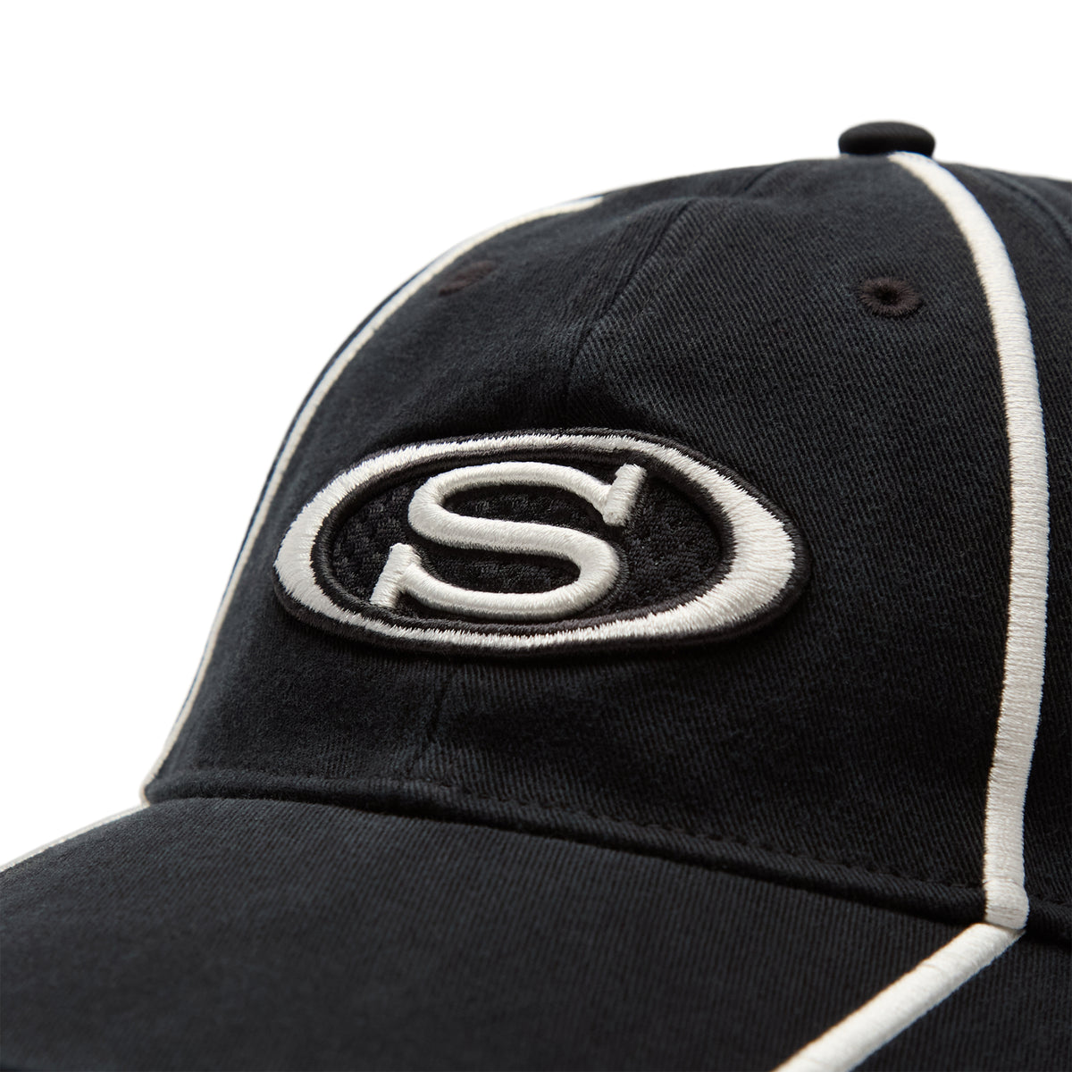 Stussy Lp S Oval Strapback Cap (Black)