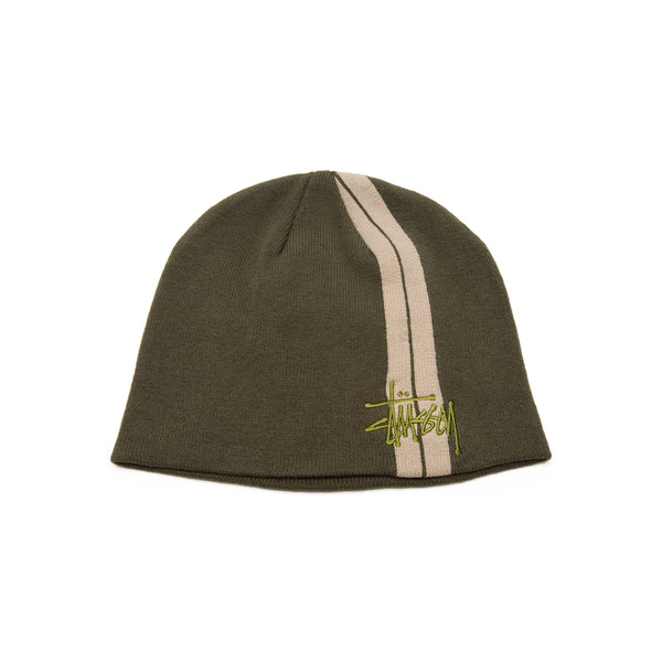 Stussy Double Stripe Skullcap (Olive) – CNCPTS