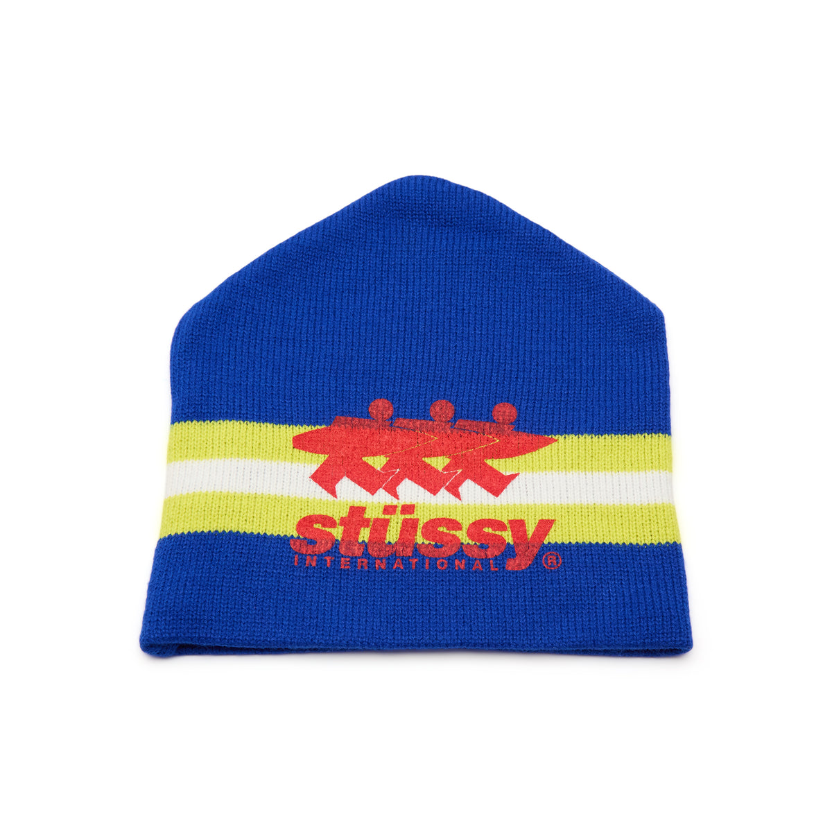 Stussy Stripe Ski Beanie (Blue)