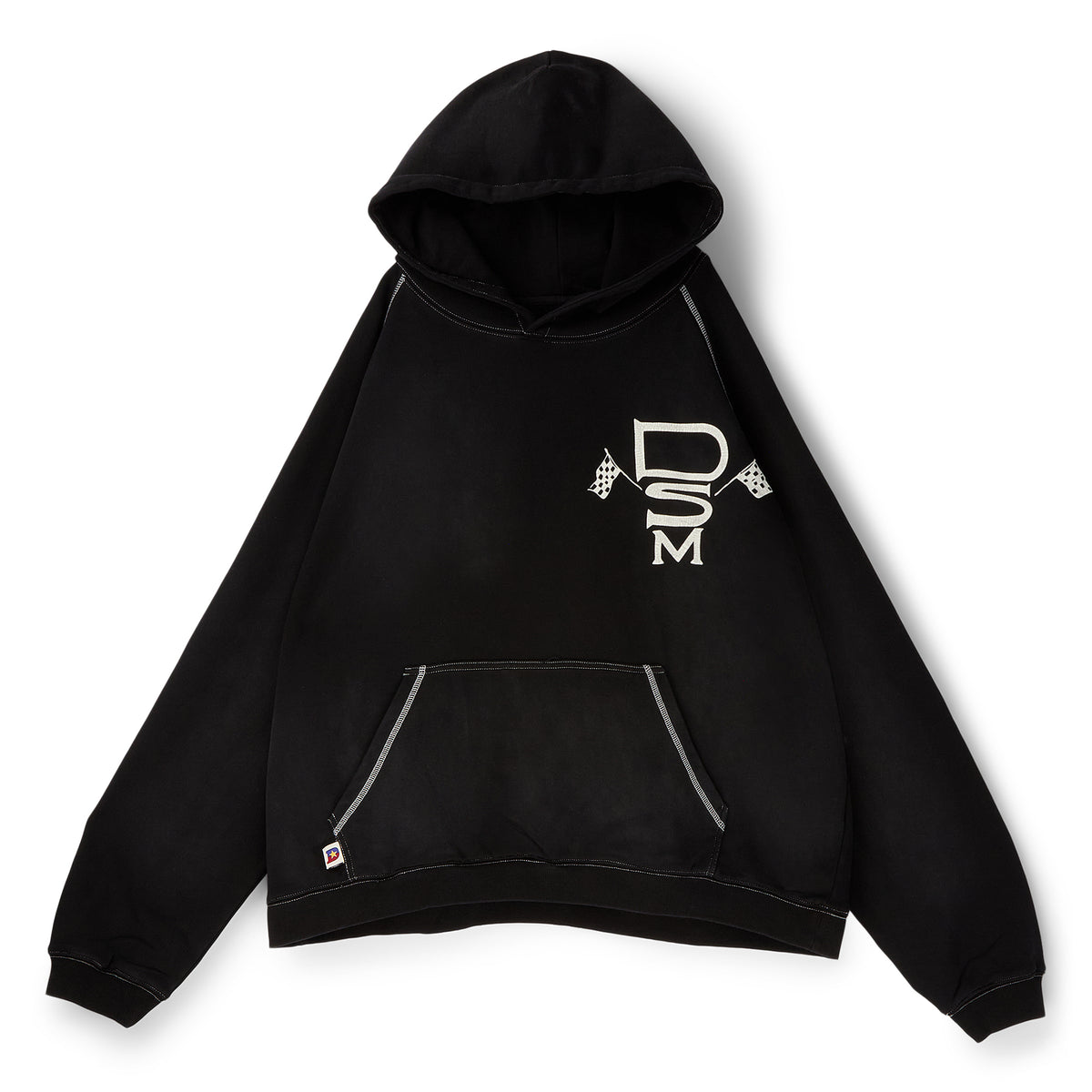 Diet Starts Monday Contrast Stitch Hoodie (Vintage Black)