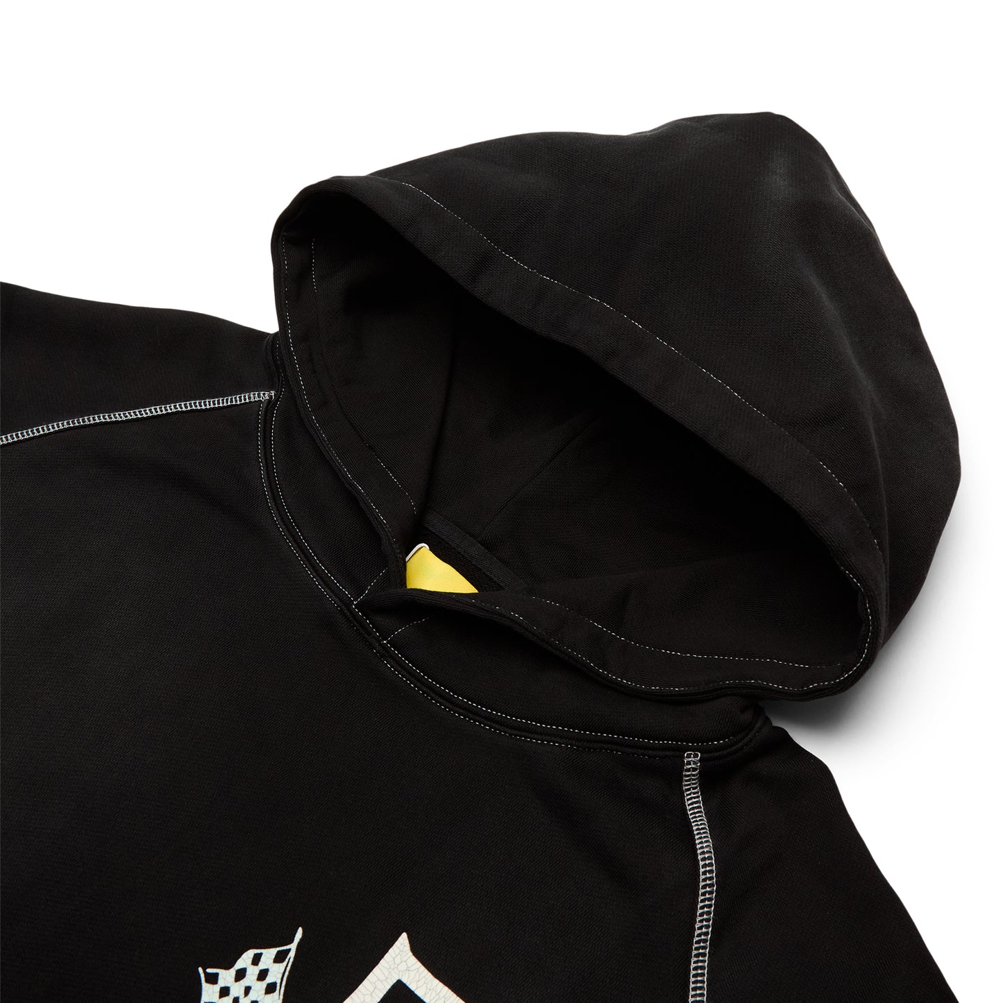 Diet Starts Monday Contrast Stitch Hoodie (Vintage Black)