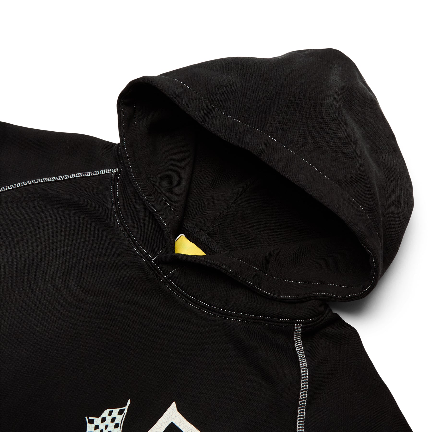Diet Starts Monday Contrast Stitch Hoodie (Vintage Black)