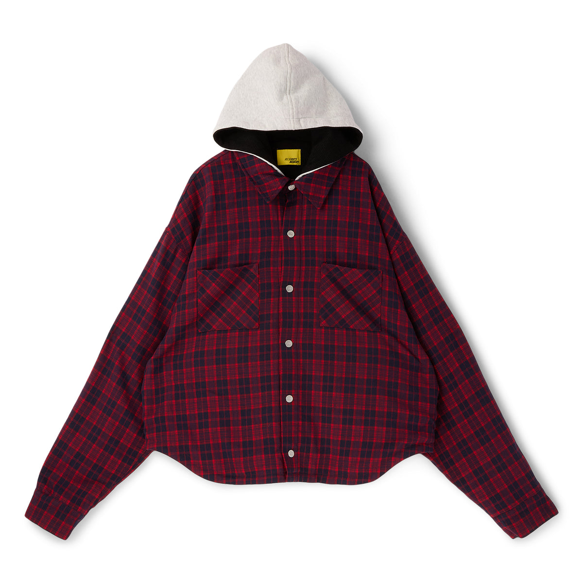 Diet Starts Monday Eagle Hooded Flannel (Red/Navy)