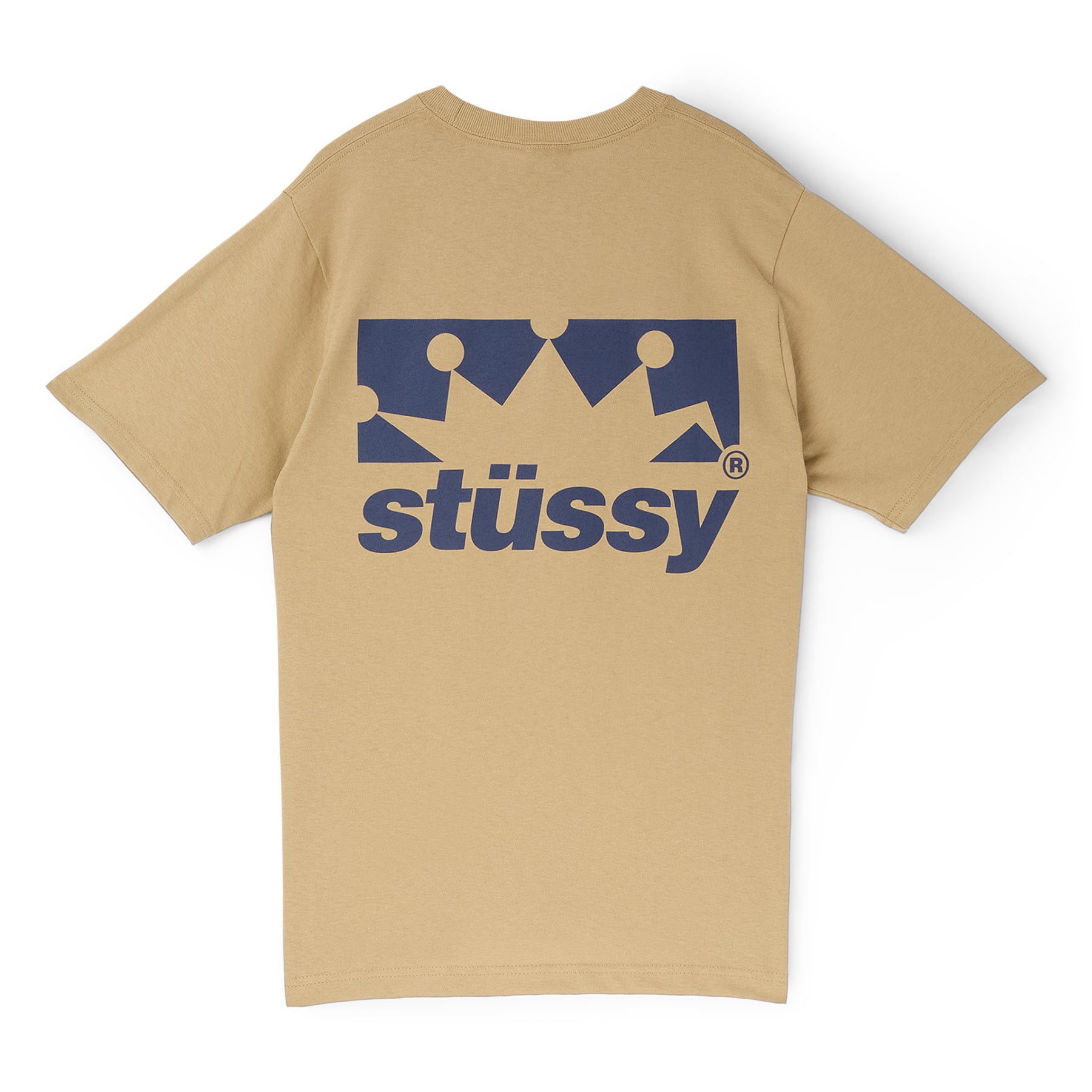 Stussy Box Crown Tee (Khaki) – CNCPTS
