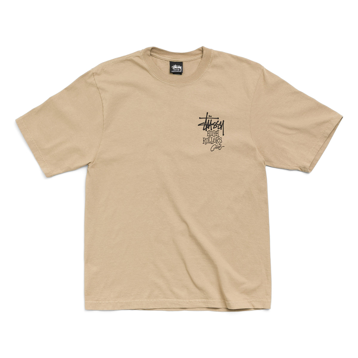 Stussy High Rollers Pigment Dyed Tee (Rock)