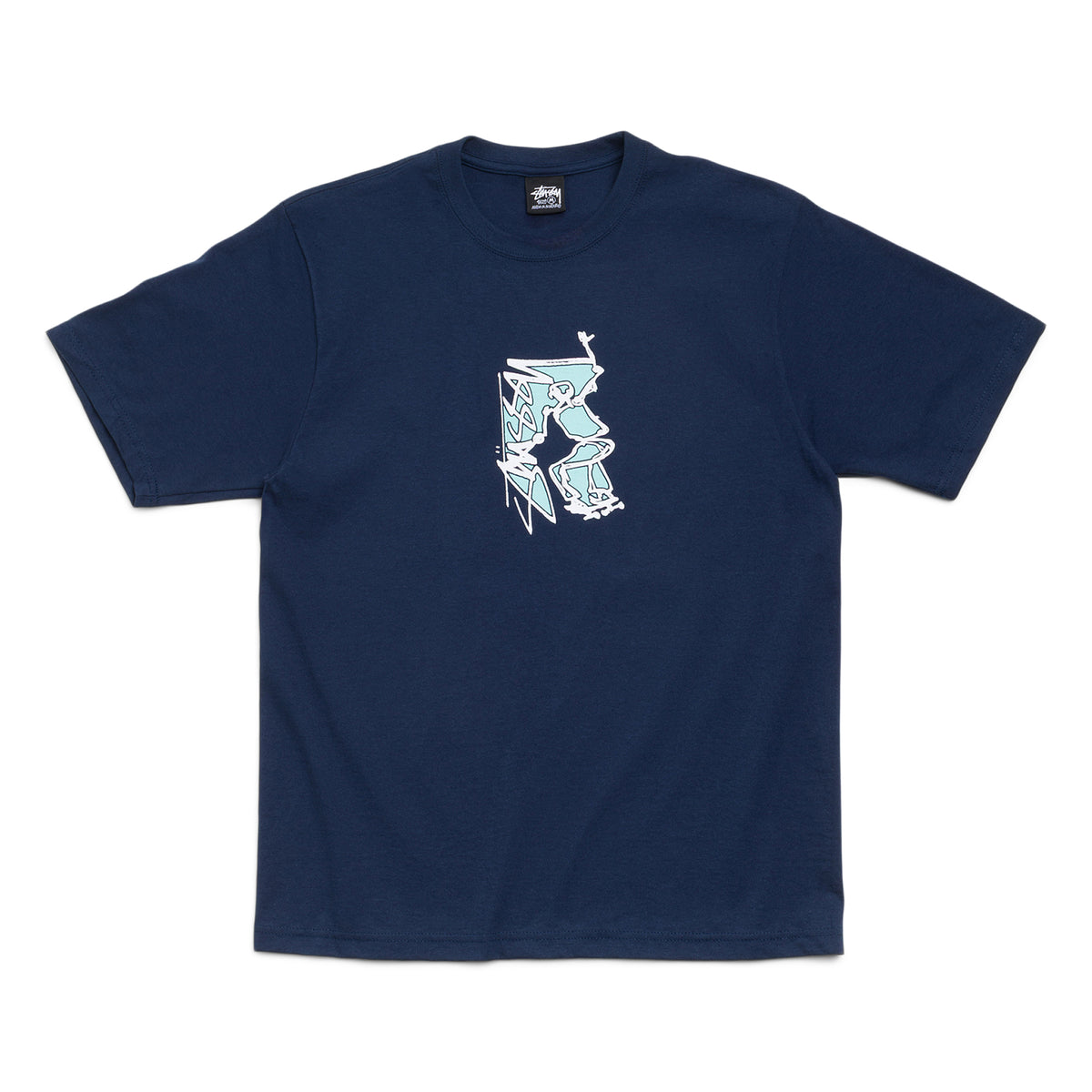 Stussy Smooth Sk8 Tee (Navy)