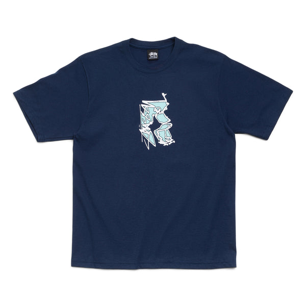Stussy Smooth Sk8 Tee (Navy) – CNCPTS