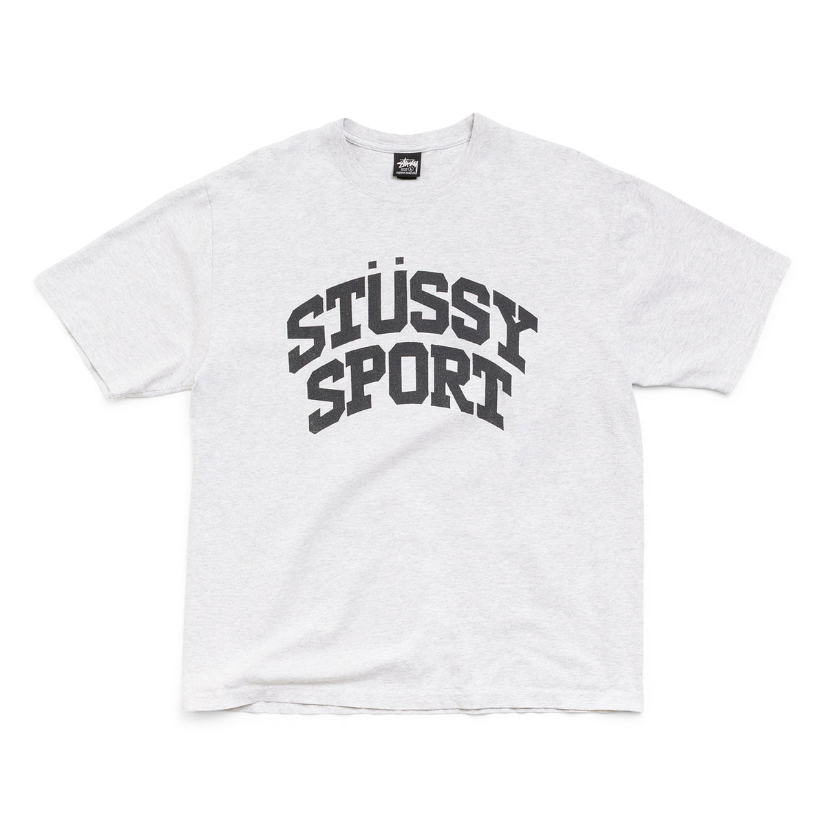 Stussy Block Sport Tee (Ash Heather)