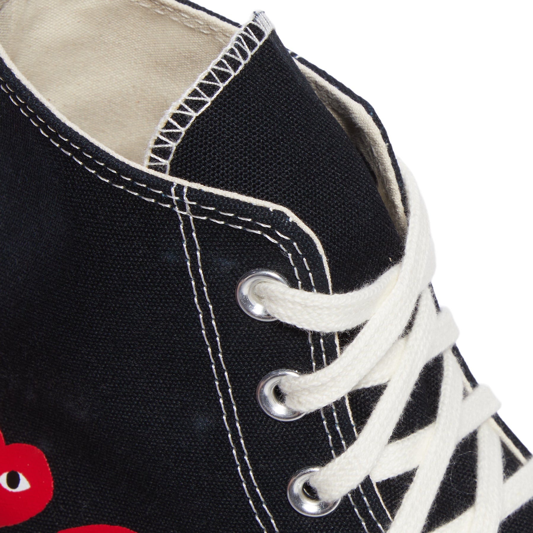 cdg black high tops