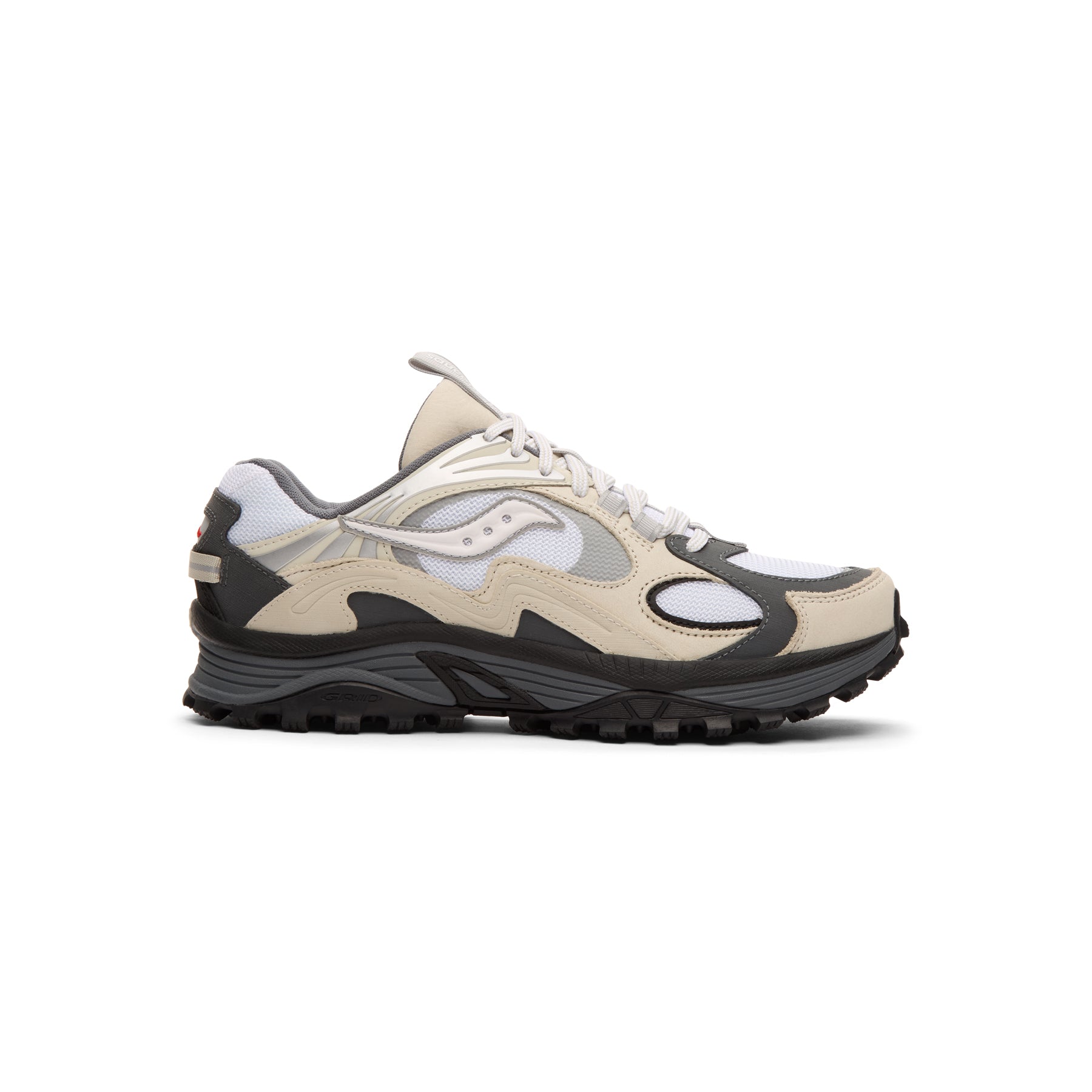 Saucony Grid Aura X (White/Silver)