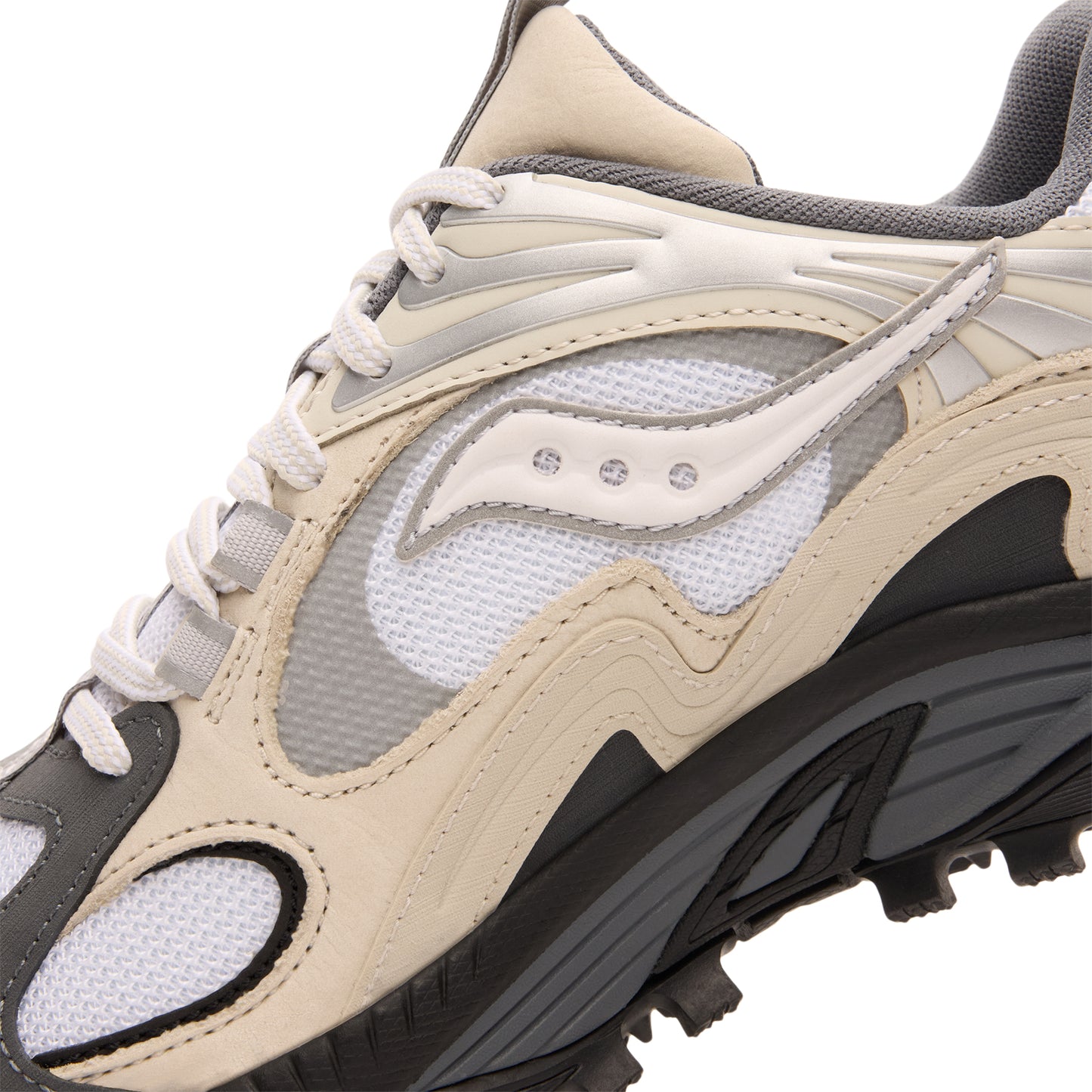 Saucony Grid Aura X (White/Silver)