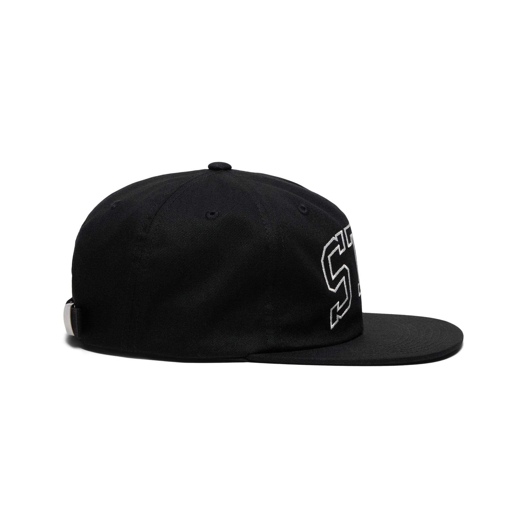 Stussy Stu Arch Strapback Cap (Shadow Black)