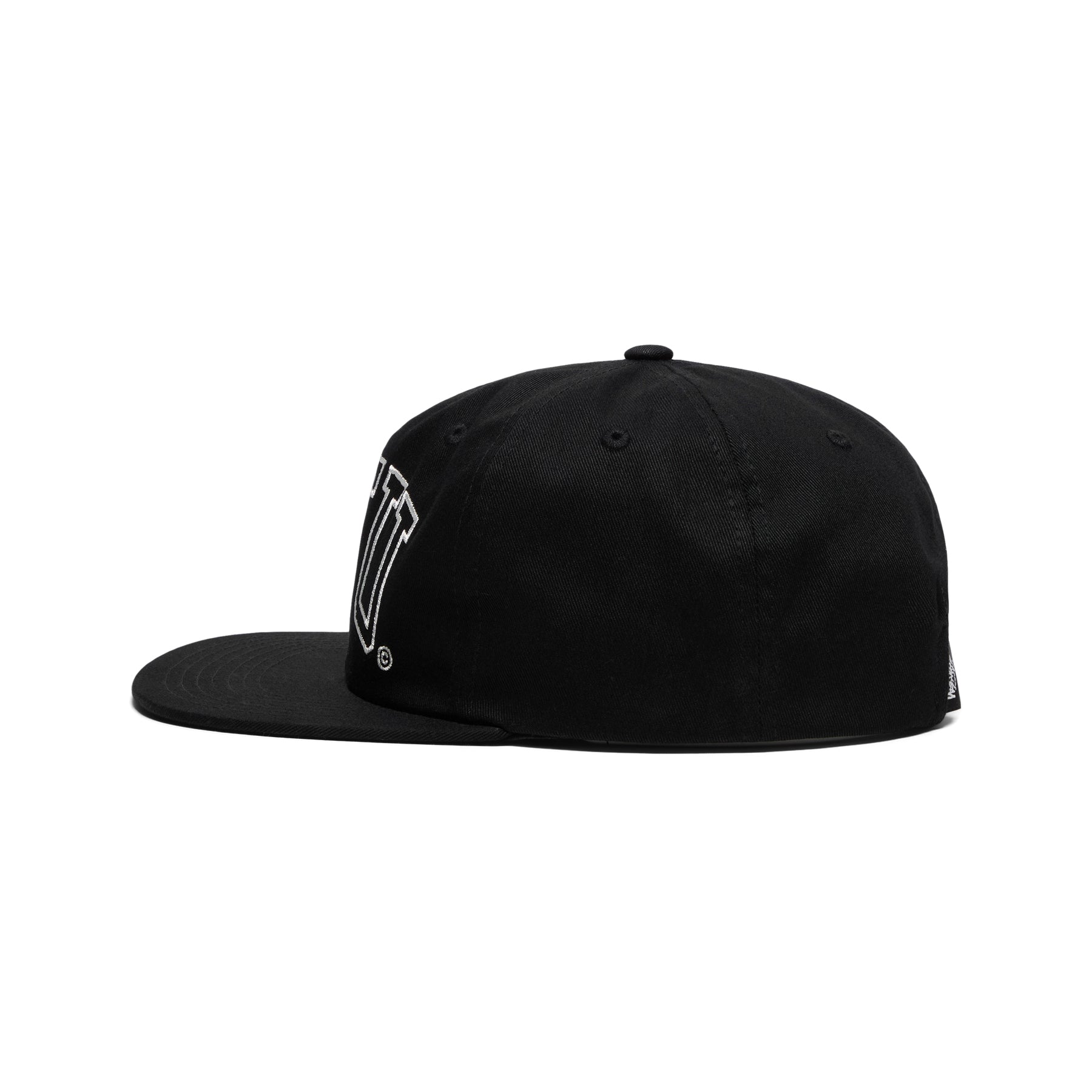 Stussy Stu Arch Strapback Cap (Shadow Black)