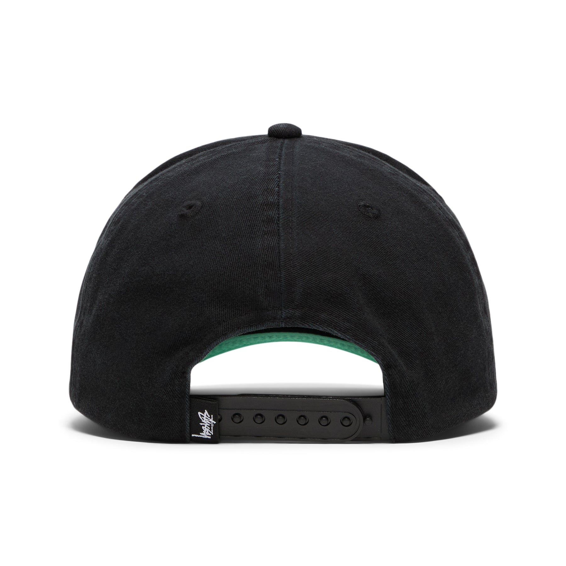 Mid-Depth Big Stock Snapback – Shadow Black | Headwear | Stüssy