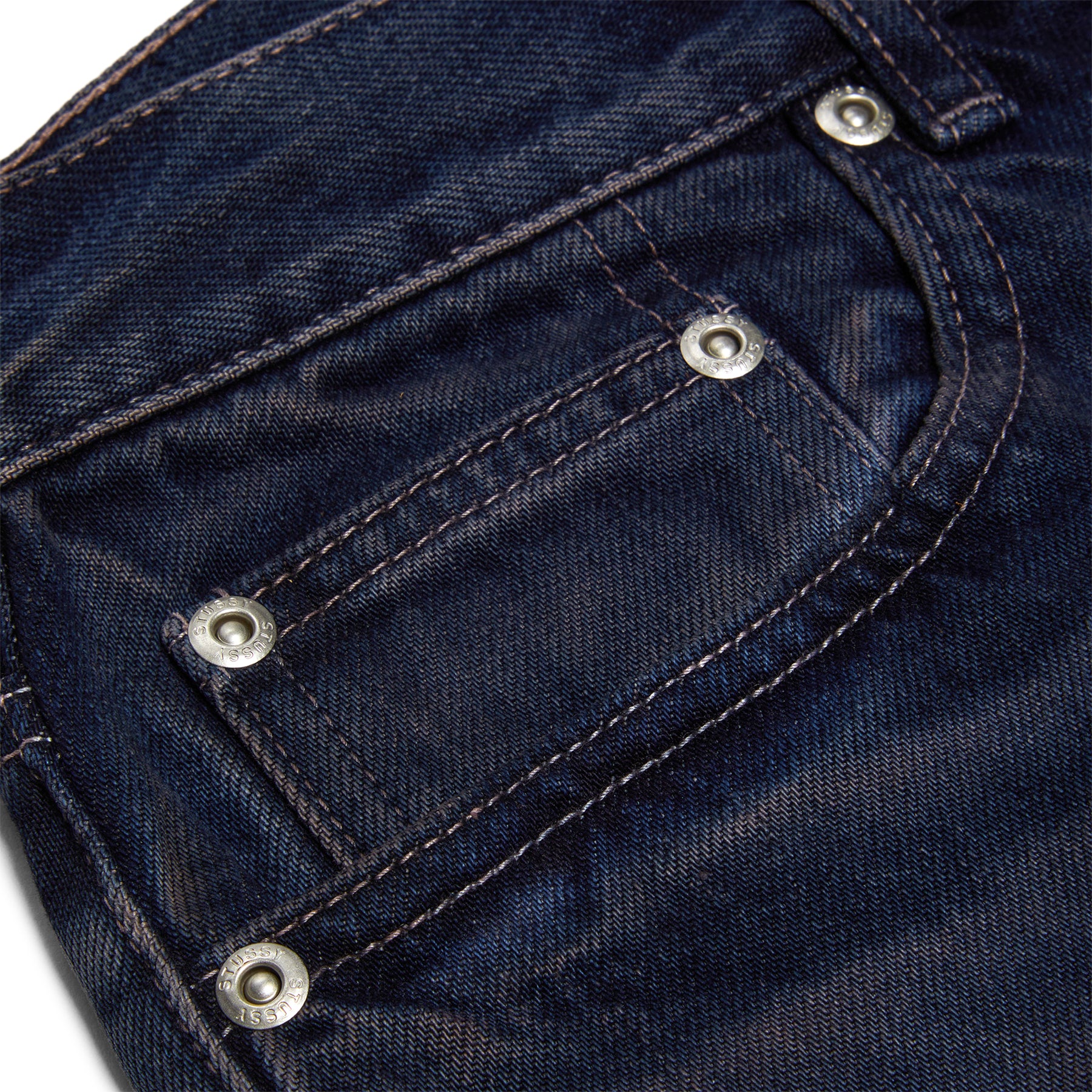 Stussy Big OL Jeans Vintage Wash Denim (Blue)