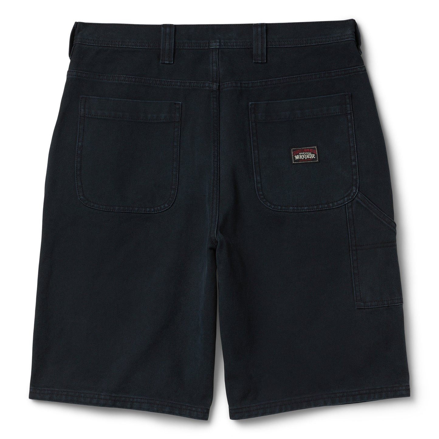 Stussy Work Short Washed Canvas Shorts (Black)
