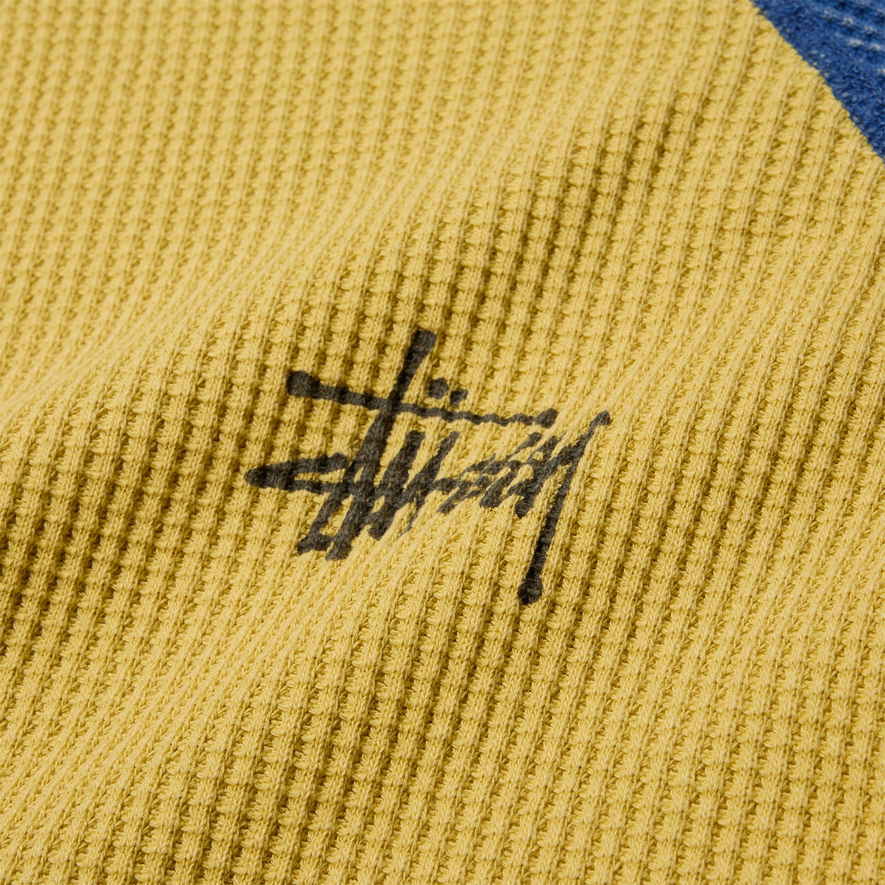 Stussy Raglan Thermal 2 Tone (Yellow) – CNCPTS